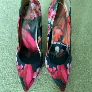 Ted baker floral pumps